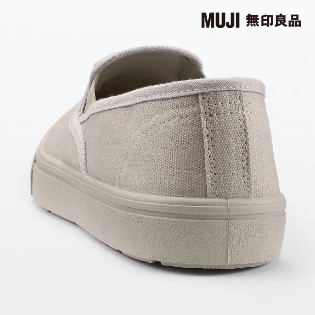 【MUJI 無印良品】撥水加工舒適基本便鞋(米黃)