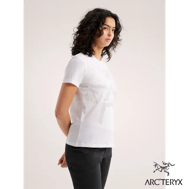 【Arcteryx 始祖鳥官方直營】女 Bird 短袖休閒Tee(白光白)