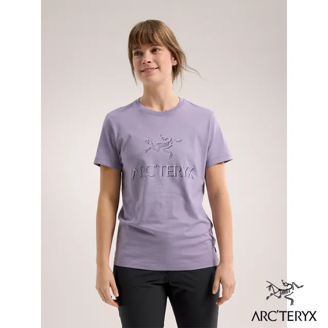 【Arcteryx 始祖鳥官方直營】女 ArcWord 短袖休閒Tee(藍香紫)