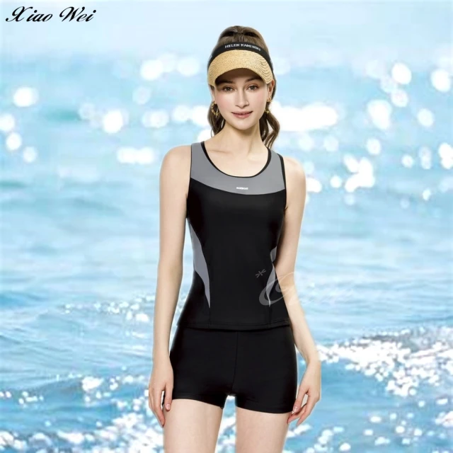 梅林品牌梅林品牌 流行大女二件式泳裝(NO.M34768)
