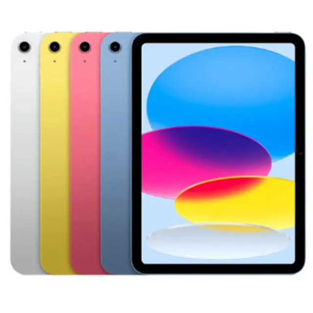 【Apple】2022 iPad 10 10.9吋/WiFi/64G(三折筆槽殼+鋼化保貼組)