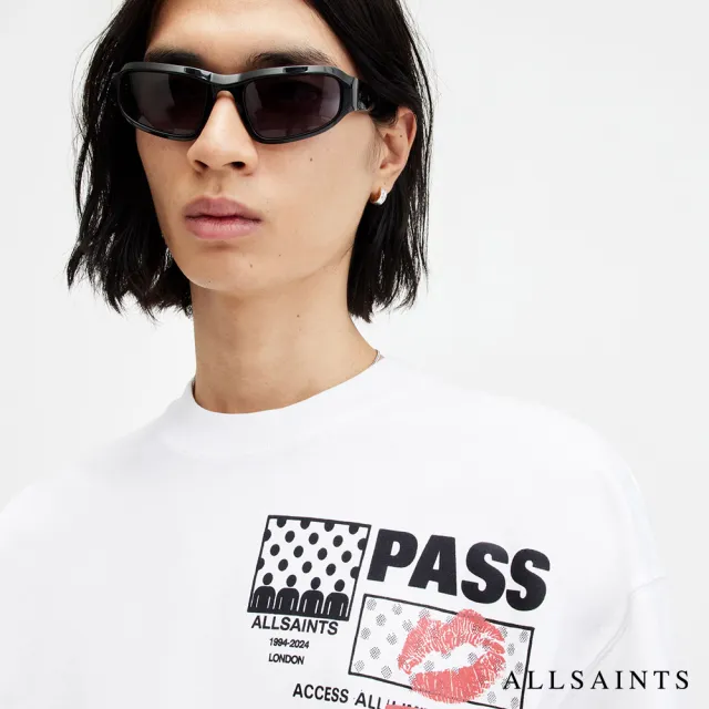 【ALLSAINTS】PASS 純棉寬鬆短袖T恤 M010PA(舒適版型)