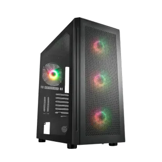 【Superchannel 視博通】LAI099 ARGB E-ATX電腦機殼(黑色)