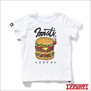 【IZZVATI】KIDS挑戰熊漢堡包T-黑/白(童裝)