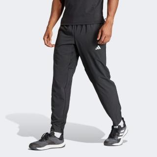 【adidas 愛迪達】TRAIN ESSENTIALS 運動長褲(IT5457 男款運動褲 專業運動 長褲 黑)