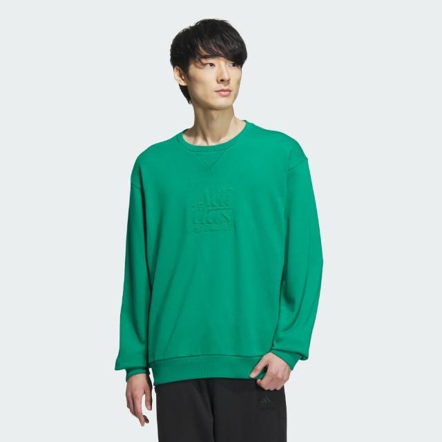 【adidas 官方旗艦】長袖上衣 大學T 男 IT3976