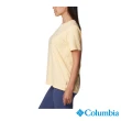 【Columbia 哥倫比亞 官方旗艦】女款-Boundless Beauty™短袖上衣-柔黃色(UAR57950SY/IS)