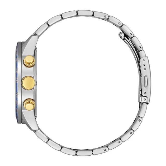 【CITIZEN 星辰】限量賽車三眼計時手錶-44mm 錶 生日禮 送禮(AN3686-53A)