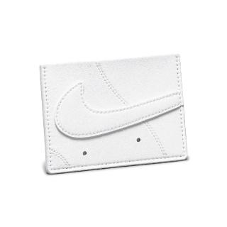 【NIKE 耐吉】錢包 Icon Air Force 1 Card Wallet 白 皮革 卡片夾 皮夾(N100973817-6OS)