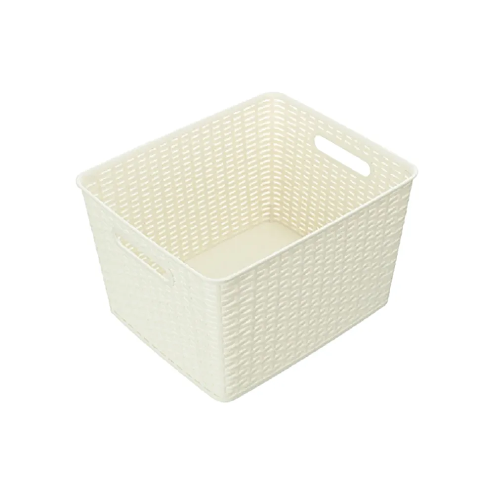【KEYWAY 聯府】藤藝收納籃19L（1入）置物籃GB105