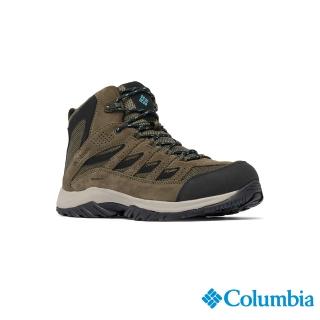 【Columbia 哥倫比亞官方旗艦】男款-CRESTWOOD Omni-Tech防水高筒登山-鞋軍綠(UBI53710AG/IS)