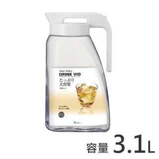 【ASVEL】立臥式大容量冷水壺3.1L(廚房用品 夏日清涼 透明質感 防漏 果汁 咖啡 茶水 飲料)