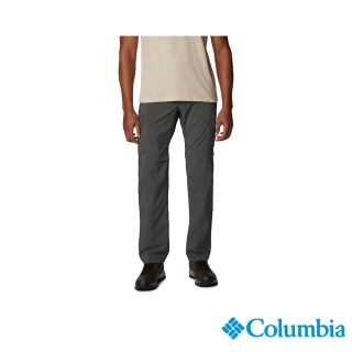 【Columbia 哥倫比亞】男款-Silver Ridge™超防曬UPF50快排兩截褲-深灰色(UAE98340DY/IS)