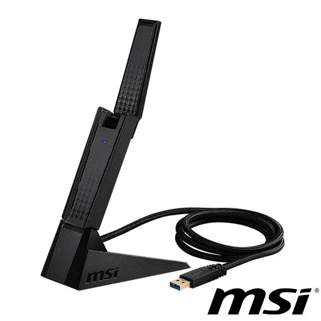 【MSI 微星】AXE5400 WiFi USB Adapter 3.2雙頻無線網卡