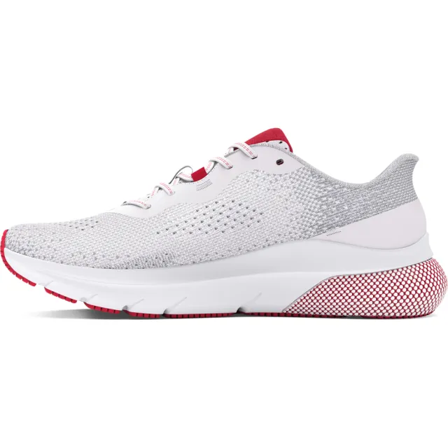 【UNDER ARMOUR】UA 男 HOVR Turbulence 2 慢跑鞋 運動鞋_3026520-100(白/橘紅)