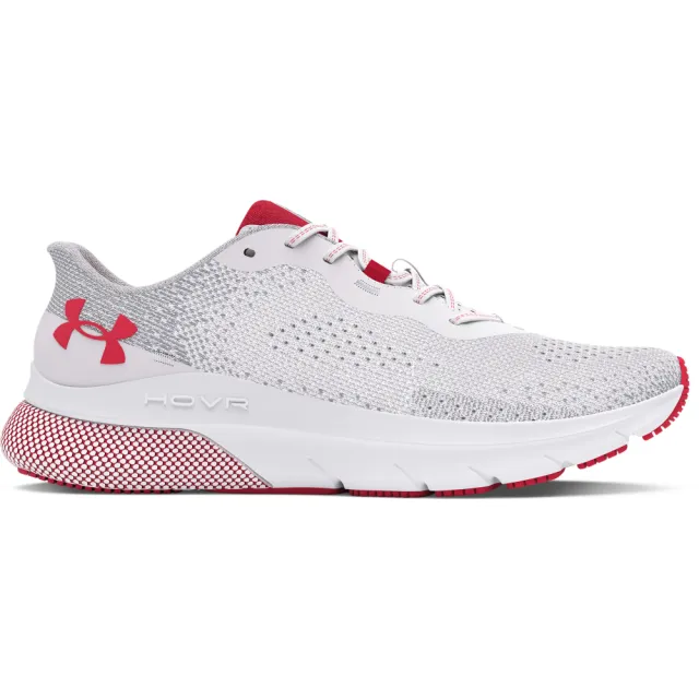 【UNDER ARMOUR】UA 男 HOVR Turbulence 2 慢跑鞋 運動鞋_3026520-100(白/橘紅)