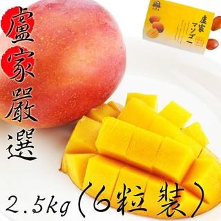 【枋山盧家芒果】寶島級-愛文芒果2.5KG/6粒裝(預計5/6開始出貨 但視實際情況而定)