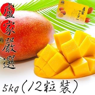 【枋山盧家芒果】寶島級-愛文芒果5KG/12粒裝(預計5/6開始出貨 但視實際情況而定)