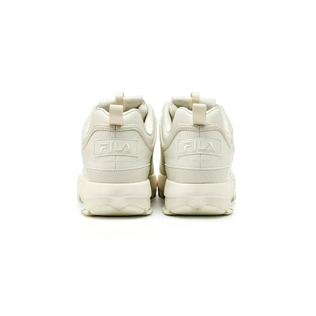 【FILA官方直營】女鞋 DISRUPTOR 2 1998 中性休閒運動鞋 鋸齒鞋 休閒鞋-米白(4-C108Y-920)