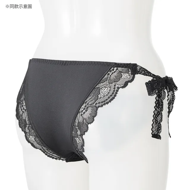 【aimerfeel】Corinne蕾絲綁繩半包臀內褲-白色(1950125-W)