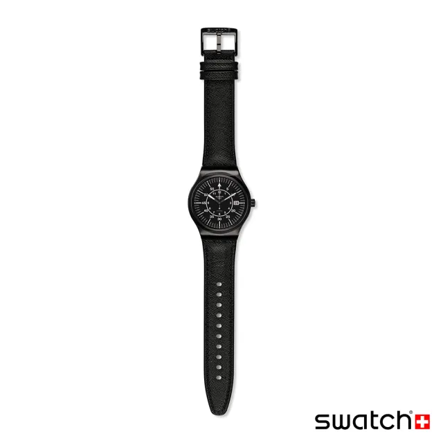 【SWATCH】金屬 Sistem51機械錶手錶 SISTEM SLATE 黑洞奇航 男錶 女錶 瑞士錶 錶 自動上鍊(42mm)
