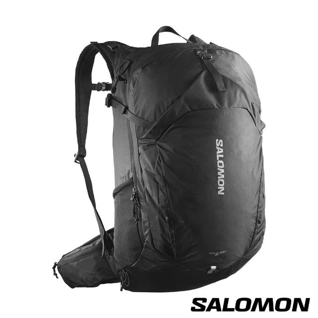 【salomon官方直營】TRAILBLAZER 30 多功能背包(黑/合金灰)
