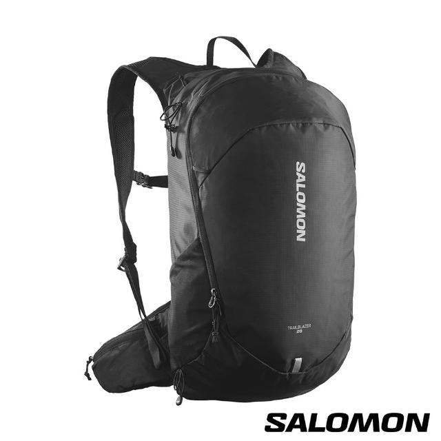 【salomon官方直營】TRAILBLAZER 20 多功能背包(黑/合金灰)