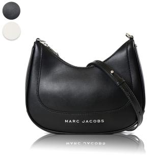 【MARC JACOBS 馬克賈伯】牛皮拉鍊肩背/斜背二用HOBO包(新款任選)