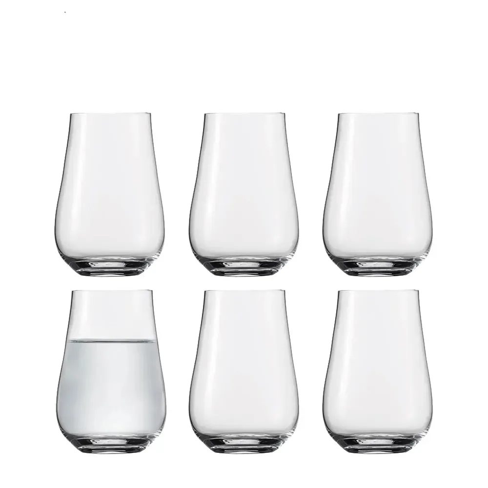 【ZWIESEL GLAS】德國製 Life 萬用水晶杯 539ml 6入組(威士忌杯/水杯/調酒杯/萬用杯/玻璃杯)