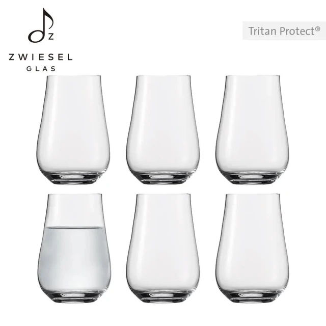 ZWIESEL GLAS 德國製 Life 萬用水晶杯 539ml 6入組(威士忌杯/水杯/調酒杯/萬用杯/玻璃杯)