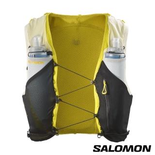 【salomon官方直營】ADV SKIN 5 水袋背包組(香草白/黑)