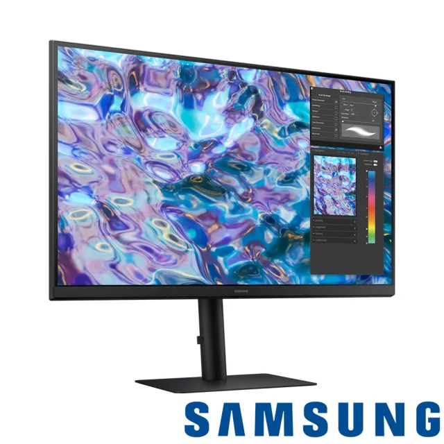 【SAMSUNG 三星】S27B610EQC 27型 IPS 2K QHD 75Hz 美型螢幕(可升降旋轉/TUV低眼護藍光認證/5ms)