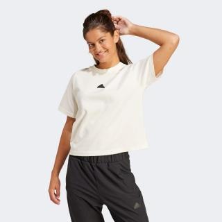 【adidas 愛迪達】上衣 女款 短袖上衣 運動 W Z.N.E. TEE 白 IS3920(S2554)