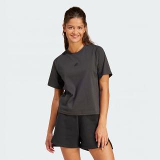 【adidas 愛迪達】上衣 女款 短袖上衣 運動 W Z.N.E. TEE 灰 IS3930(S2555)