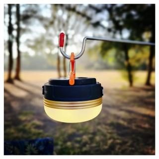 【May Shop】LED三段式露營帳篷燈USB可充電防水當行動電源