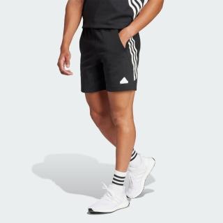 【adidas 愛迪達】短褲 男款 運動褲 M FI 3S SHO 黑 IN3312(L4909)