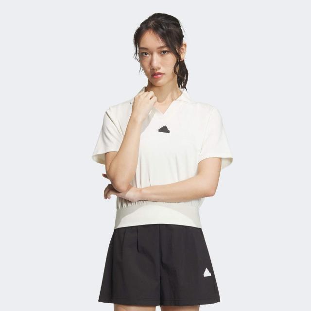 【adidas 愛迪達】上衣 女款 短袖上衣 運動 TECH SS TEE2 白 IM8821(S2542)