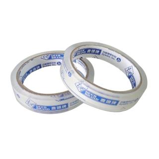 【DEER BRAND 鹿頭牌】透明OPP膠帶 18mmx36.4M(辦公 事務 黏貼 手作)