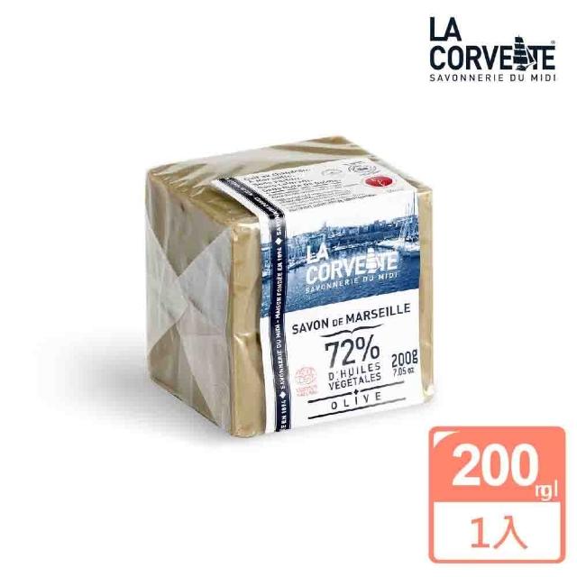 買1送1【La Corvette 法釩】經典橄欖油馬賽皂200g