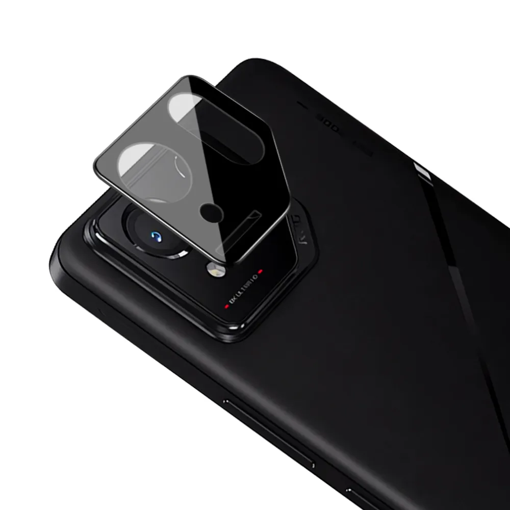 【IMAK】ASUS ROG Phone 8/8 Pro 鏡頭玻璃貼(一體式/曜黑版)
