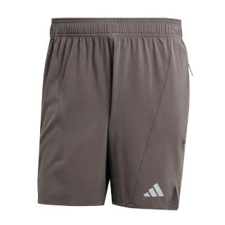 【adidas 愛迪達】D4T HR SHO 男 短褲 運動 訓練 健身 亞洲版 透氣 舒適 拉鍊口袋 炭灰(IS3734)