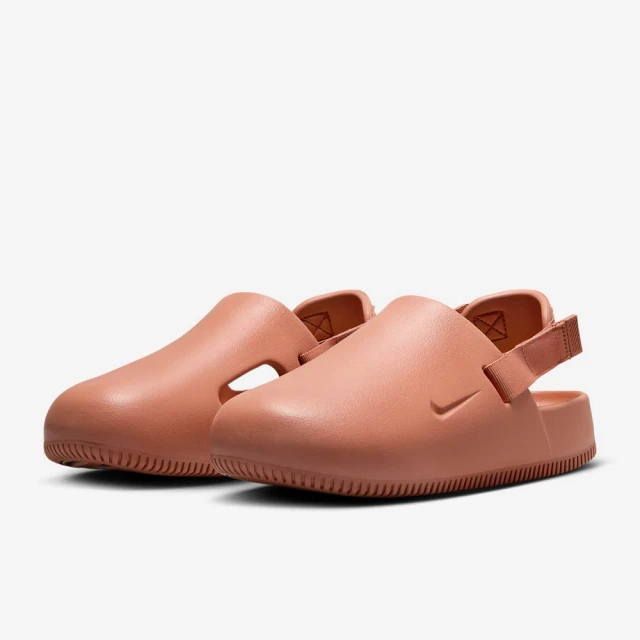 NIKE 耐吉 涼鞋 拖鞋 休閒鞋 穆勒鞋 防水 運動 女鞋 男 W NIKE CALM MULE 紅磚色 鞋帶可拆(FB2185201)