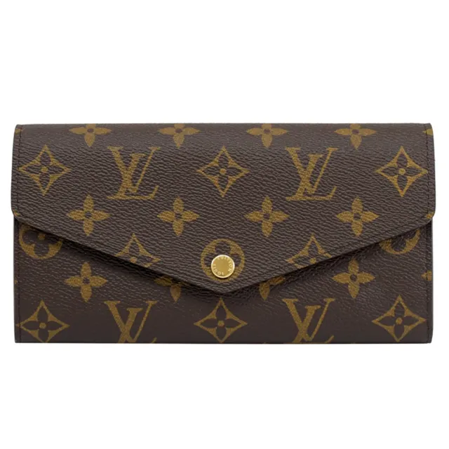 【Louis Vuitton 路易威登】LV M62234 新版經典花紋翻蓋扣式發財零錢長夾(現貨)