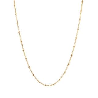 【Olivia Yao Jewellery】14K 好運滾滾來 閃耀圓珠短鍊 鎖骨鍊 14K合金項鍊(Classic Collection)