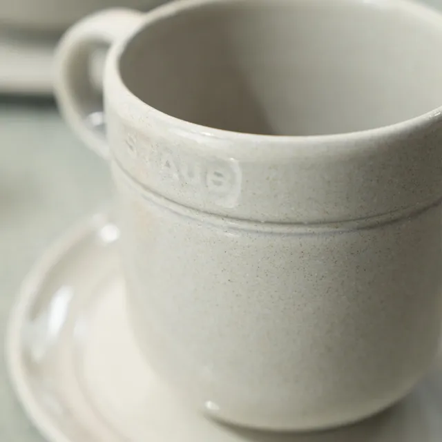 【法國Staub】陶瓷馬克杯-松露白(300ml)
