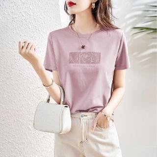 【ONEY 歐妮】★休閒圖騰玫瑰上衣(上衣/女裝/T恤/休閒/百搭)