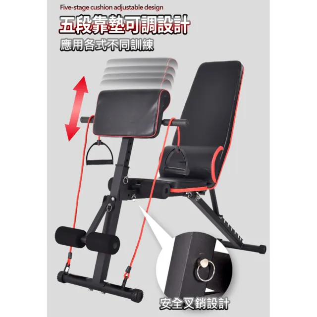 【AD-ROCKET】福利品 多段可調重訓霸王椅/複合式重訓椅/舉重床/重訓椅