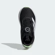 【adidas 愛迪達】慢跑鞋 童鞋 中童 大童 兒童 運動鞋 旋鈕式鞋帶 DURAMO SL BOA K 黑綠 IF5984