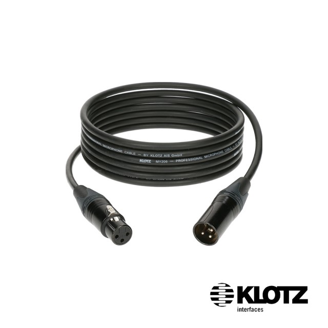 KLOTZ M1 專業麥克風線 黑 Neutrik 3米 公司貨