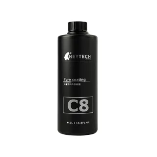 【HeyTech】C8輪胎塑料件保養劑(500ML/台灣製造/深層滋養/驅水防汙/延長輪胎壽命)